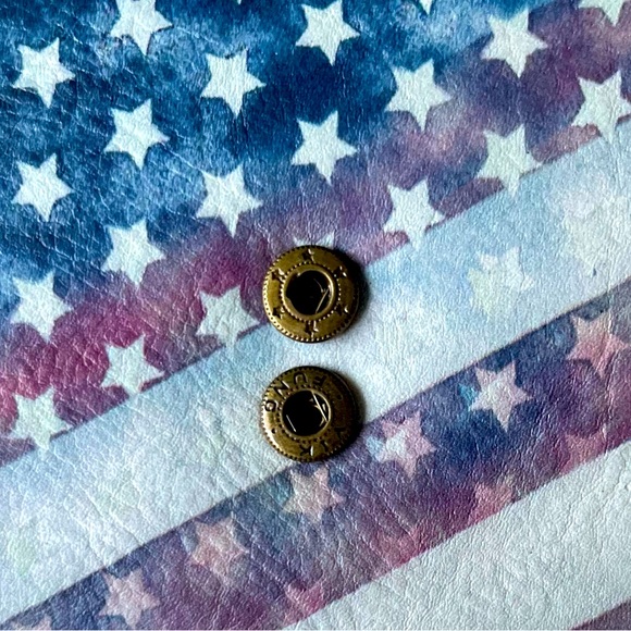 Born Concepts B.O.C American Flag/Saddle Pattern Wallet - Picture 3 of 8